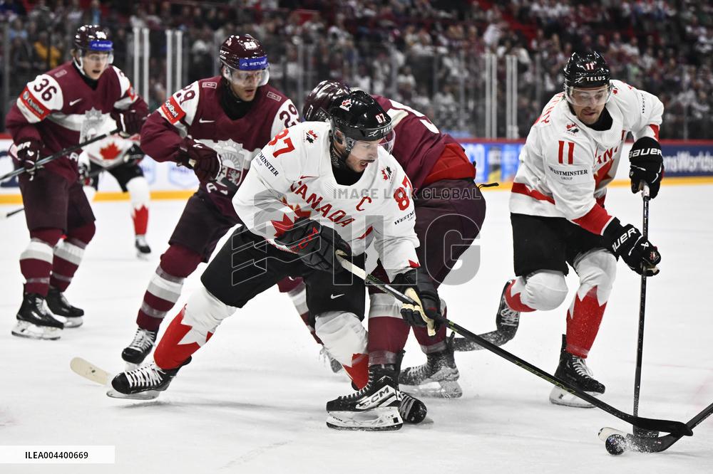 ICE HOCKEY WC LATVIA-CANADA