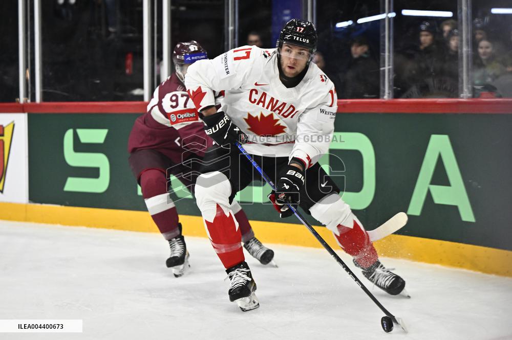 ICE HOCKEY WC LATVIA-CANADA
