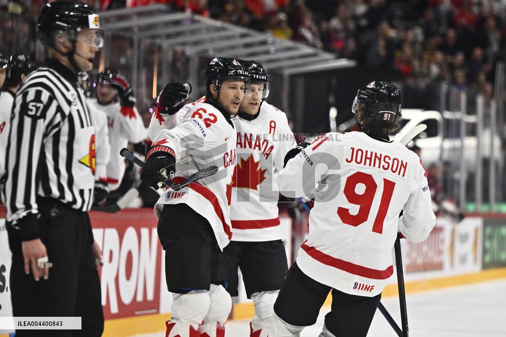 ICE HOCKEY WC LATVIA-CANADA
