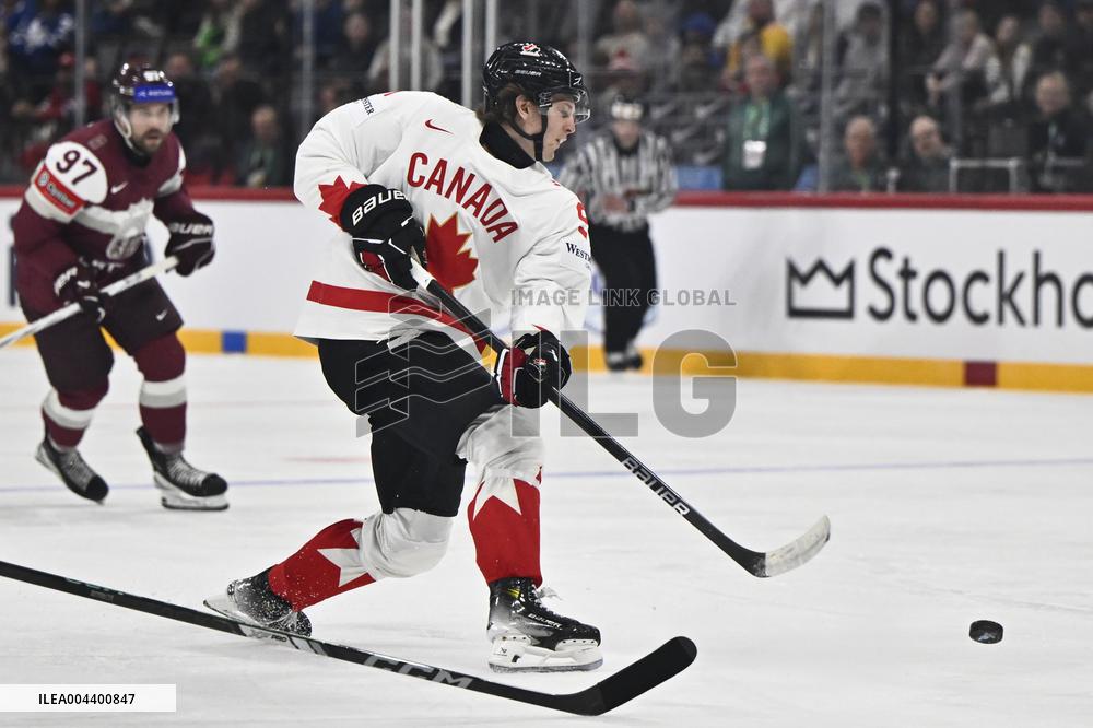 ICE HOCKEY WC LATVIA-CANADA