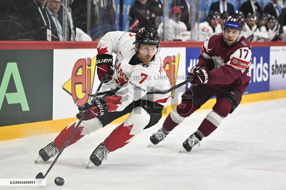 ICE HOCKEY WC LATVIA-CANADA
