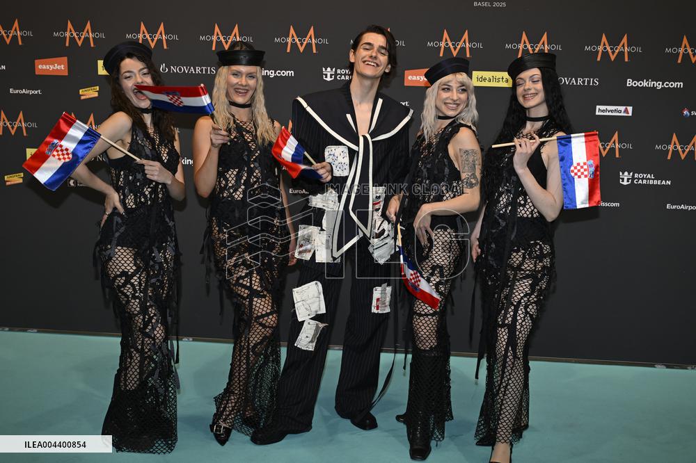 EUROVISION 2025 TURQUOISE CARPET