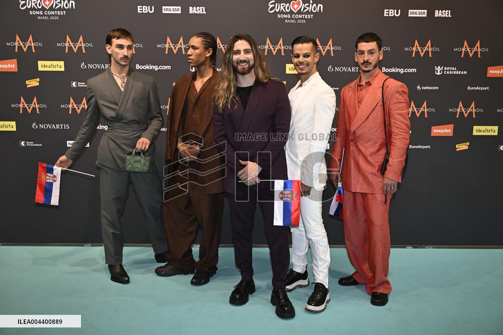 EUROVISION 2025 TURQUOISE CARPET