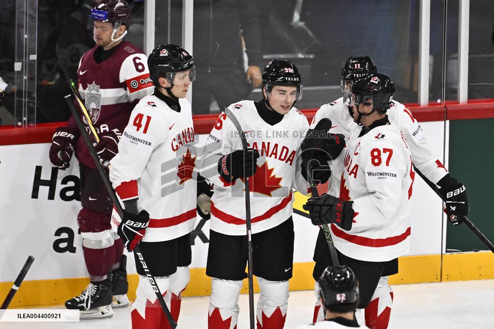 ICE HOCKEY WC LATVIA-CANADA
