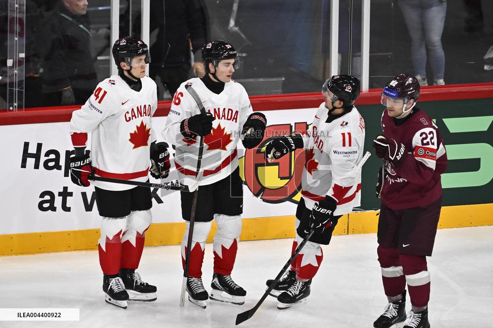 ICE HOCKEY WC LATVIA-CANADA