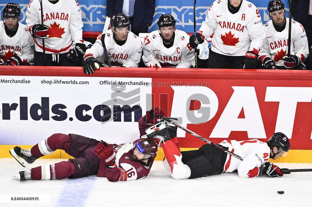 ICE HOCKEY WC LATVIA-CANADA