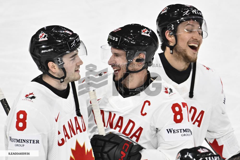 ICE HOCKEY WC LATVIA-CANADA