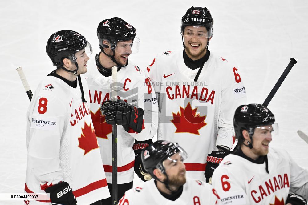 ICE HOCKEY WC LATVIA-CANADA