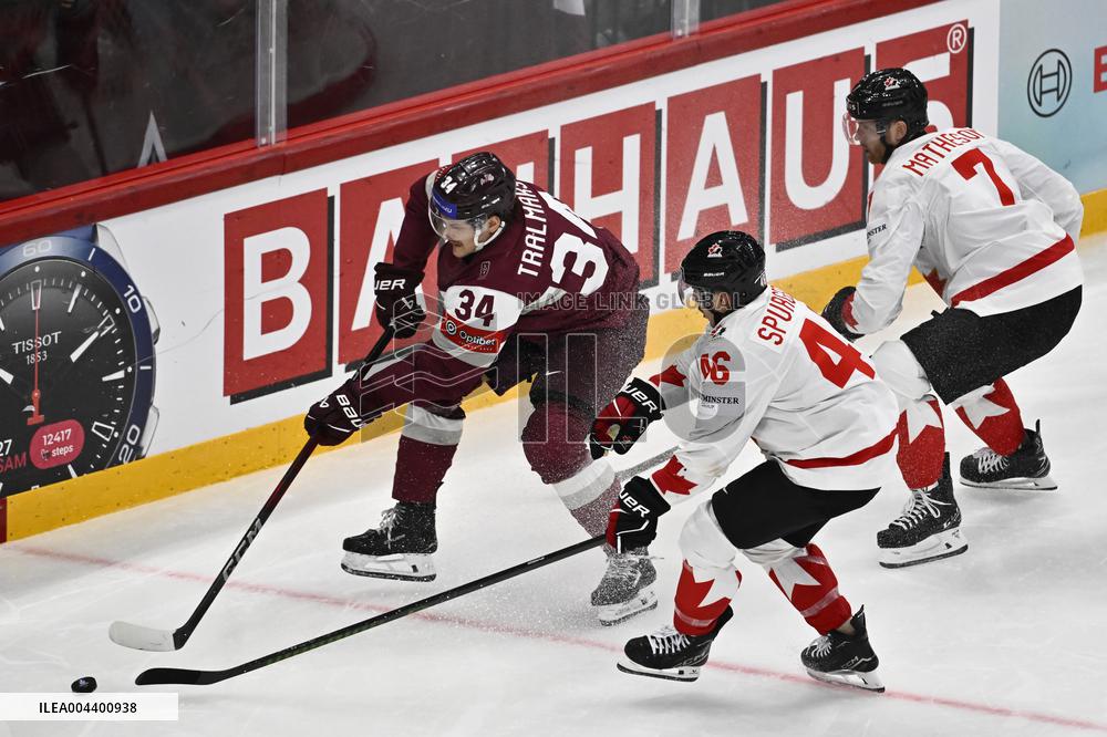 ICE HOCKEY WC LATVIA-CANADA