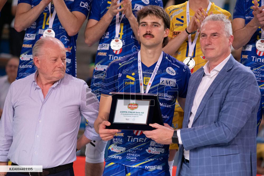 VOLLEY - Evento - Finale Coppa Italia Serie A2 - Tinet Prata Pordenone vs Atlantide Brescia