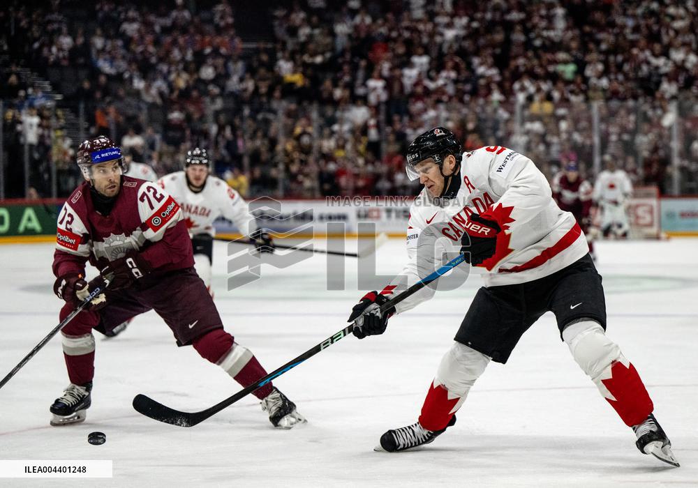 ICE HOCKEY WC LATVIA-CANADA
