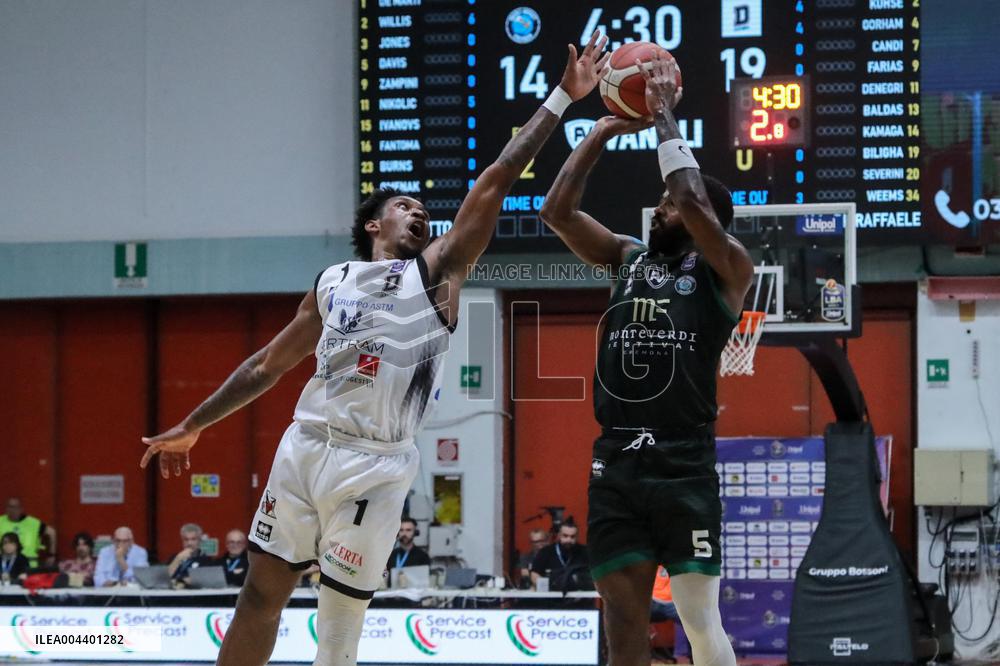 BASKET - Serie A - Vanoli Basket Cremona vs Bertram Derthona Tortona