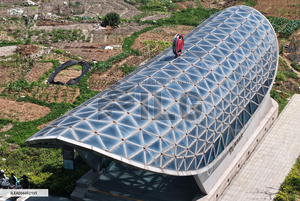 Subway Station Entrances And Exits Resembling Coffins in Hangzhou