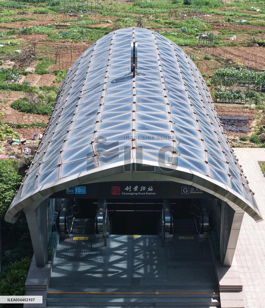 Subway Station Entrances And Exits Resembling Coffins in Hangzhou