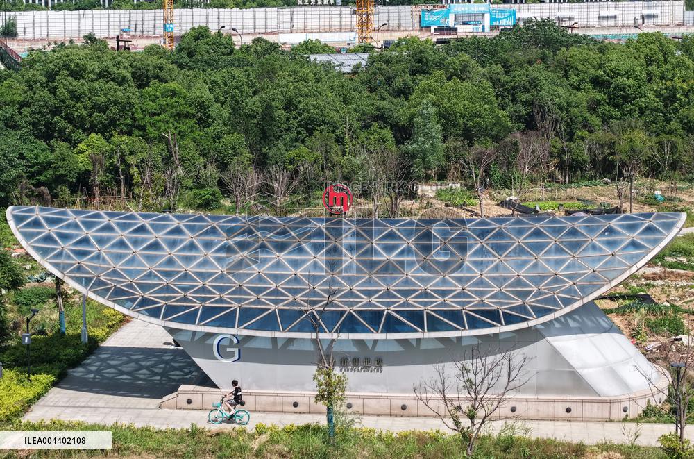 Subway Station Entrances And Exits Resembling Coffins in Hangzhou