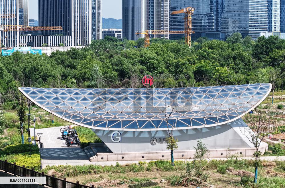 Subway Station Entrances And Exits Resembling Coffins in Hangzhou