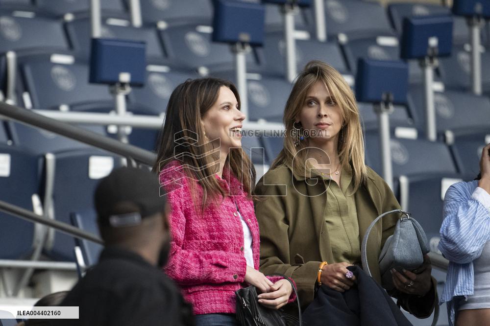 VIPs At Ligue Feminine Semi Final Match - PSG v Paris FC - Paris
