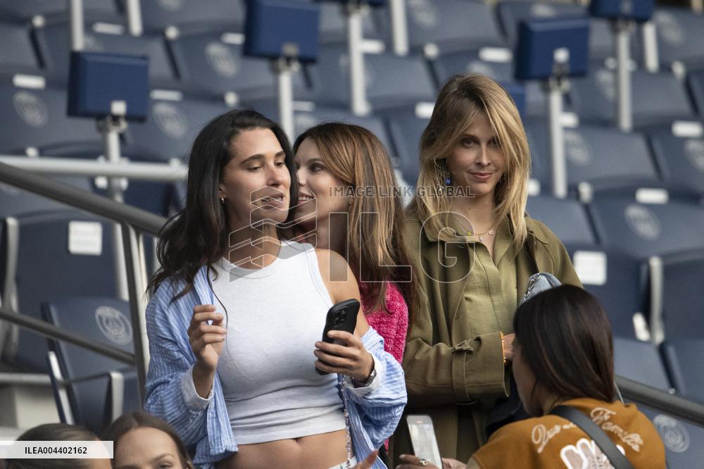 VIPs At Ligue Feminine Semi Final Match - PSG v Paris FC - Paris