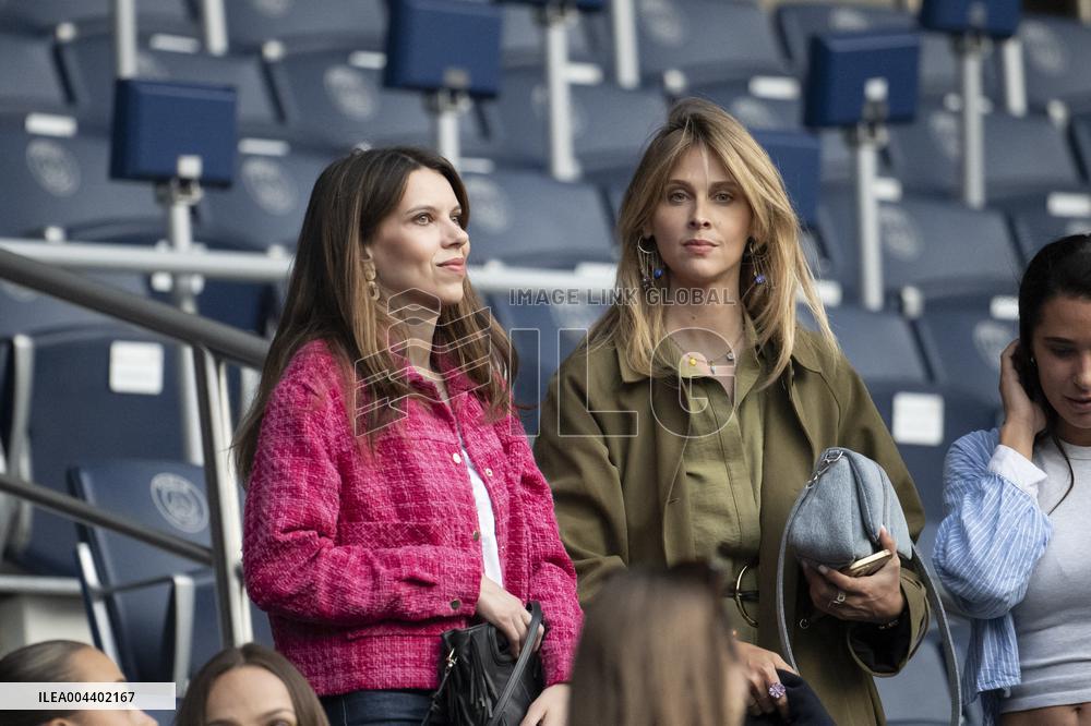 VIPs At Ligue Feminine Semi Final Match - PSG v Paris FC - Paris