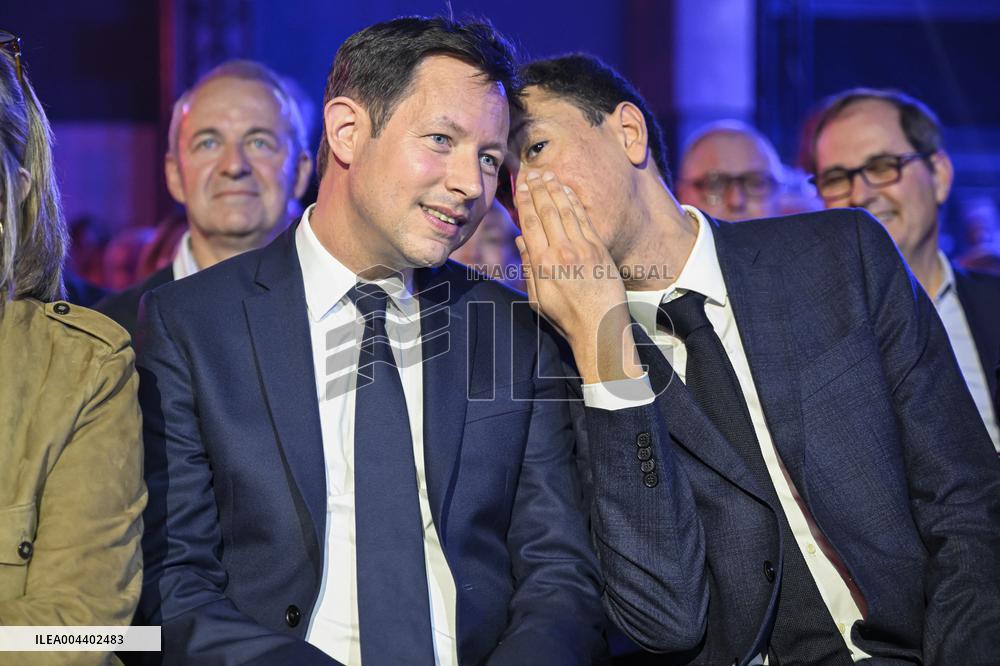 Bruno Retailleau At End-Of-Campaign Meeting - Boulogne-Billancourt