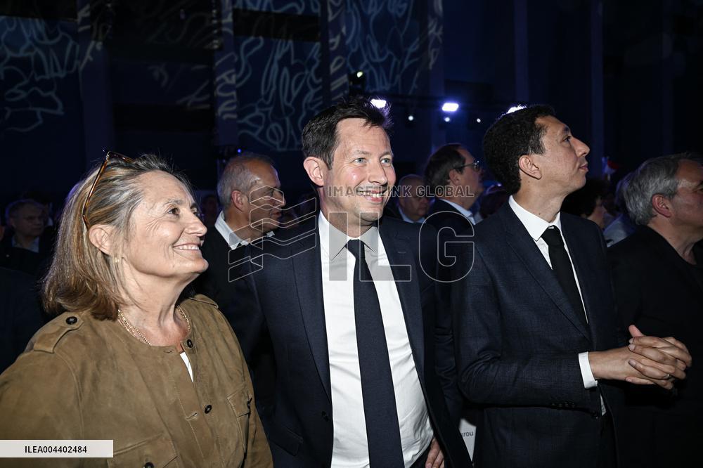 Bruno Retailleau At End-Of-Campaign Meeting - Boulogne-Billancourt