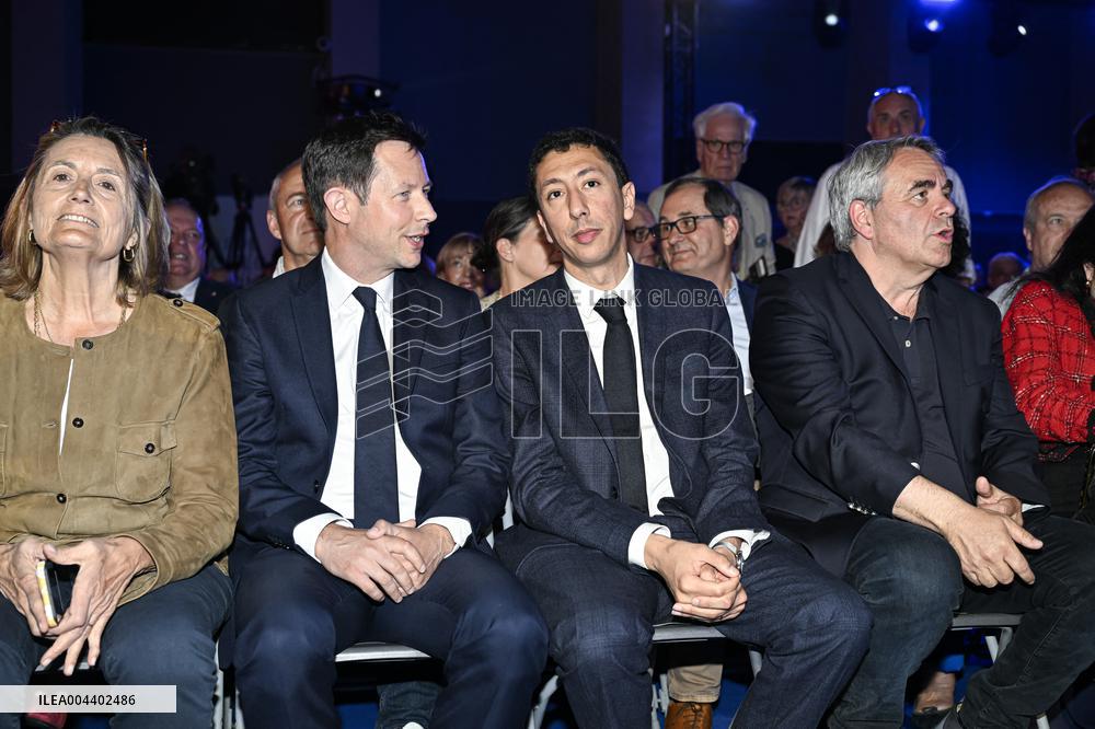 Bruno Retailleau At End-Of-Campaign Meeting - Boulogne-Billancourt