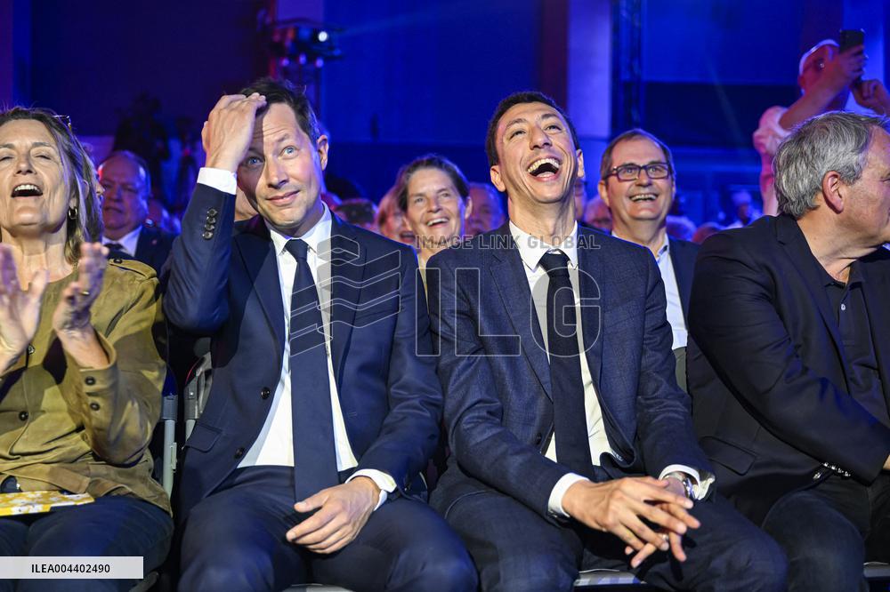 Bruno Retailleau At End-Of-Campaign Meeting - Boulogne-Billancourt