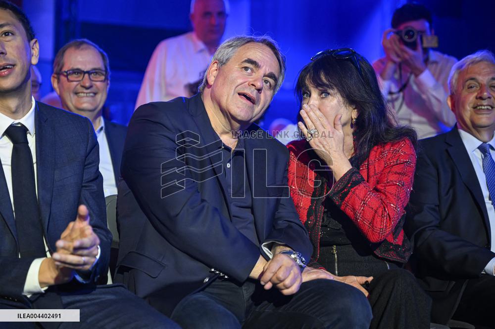 Bruno Retailleau At End-Of-Campaign Meeting - Boulogne-Billancourt