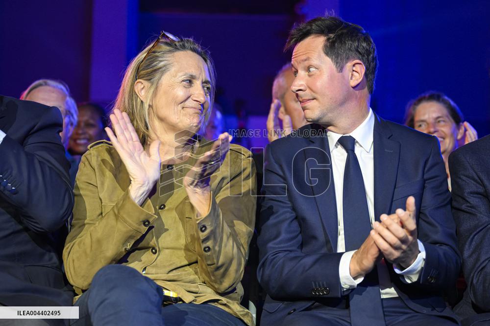 Bruno Retailleau At End-Of-Campaign Meeting - Boulogne-Billancourt