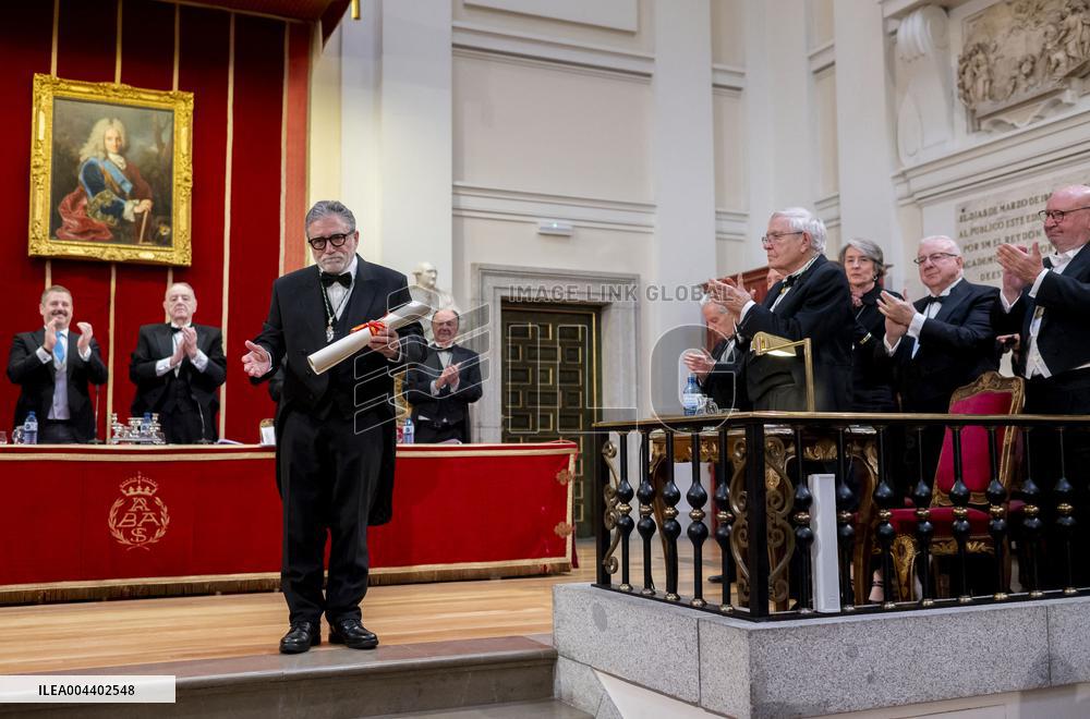 The artist Jaume Plensa becomes a member of the Royal Academy of Fine Arts of San Fernando.