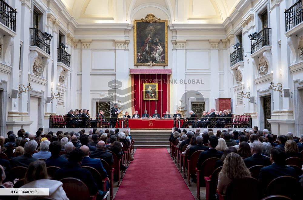 The artist Jaume Plensa becomes a member of the Royal Academy of Fine Arts of San Fernando.