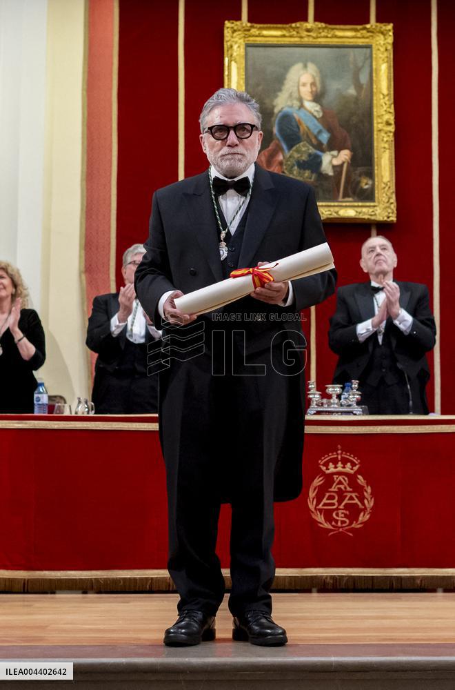 The artist Jaume Plensa becomes a member of the Royal Academy of Fine Arts of San Fernando.