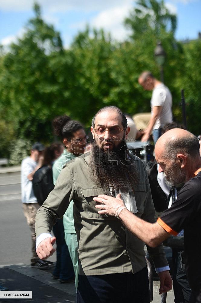 Jean-Luc Melenchon Joins March Against Islamophobia - Paris