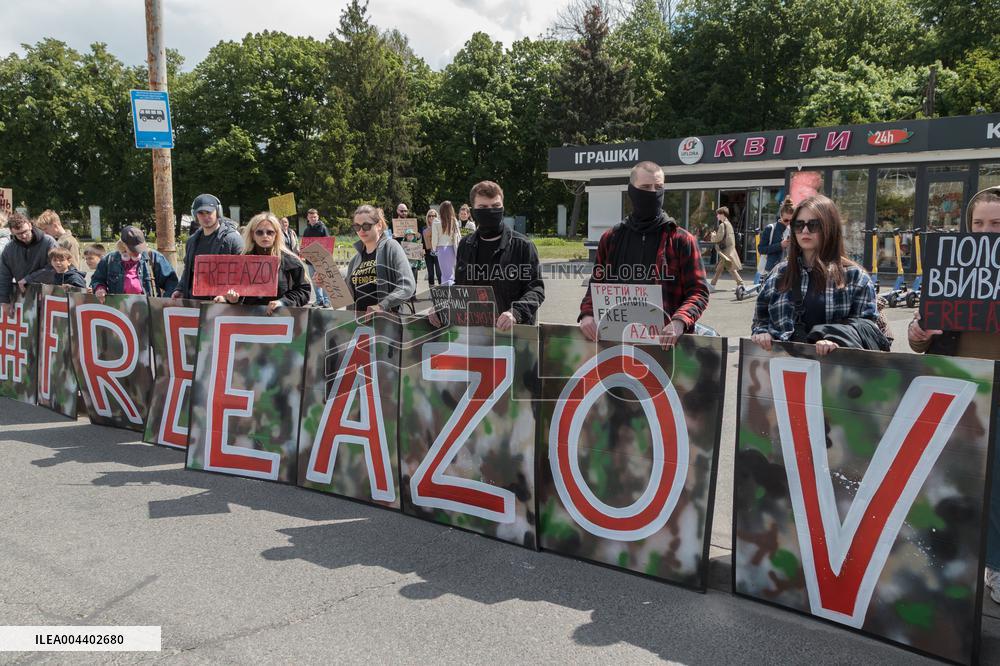 FreeAzov rally in Kyiv