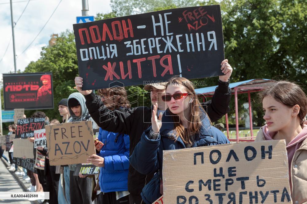 FreeAzov rally in Kyiv