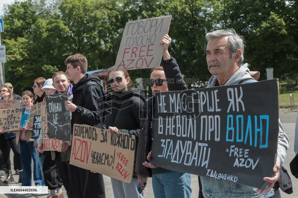 FreeAzov rally in Kyiv