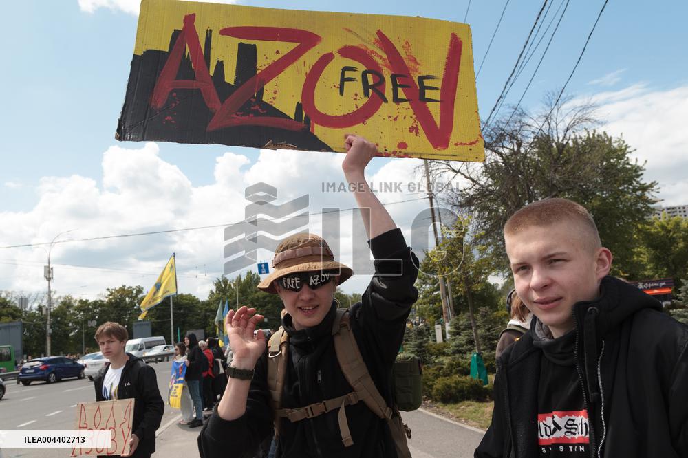 FreeAzov rally in Kyiv