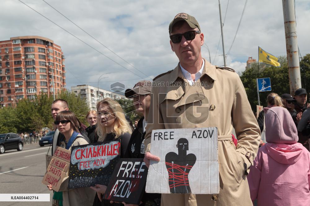 FreeAzov rally in Kyiv