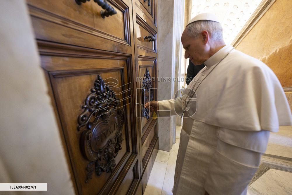 Reopening of Papal Apartment by Pope Leo XIV - Vatican