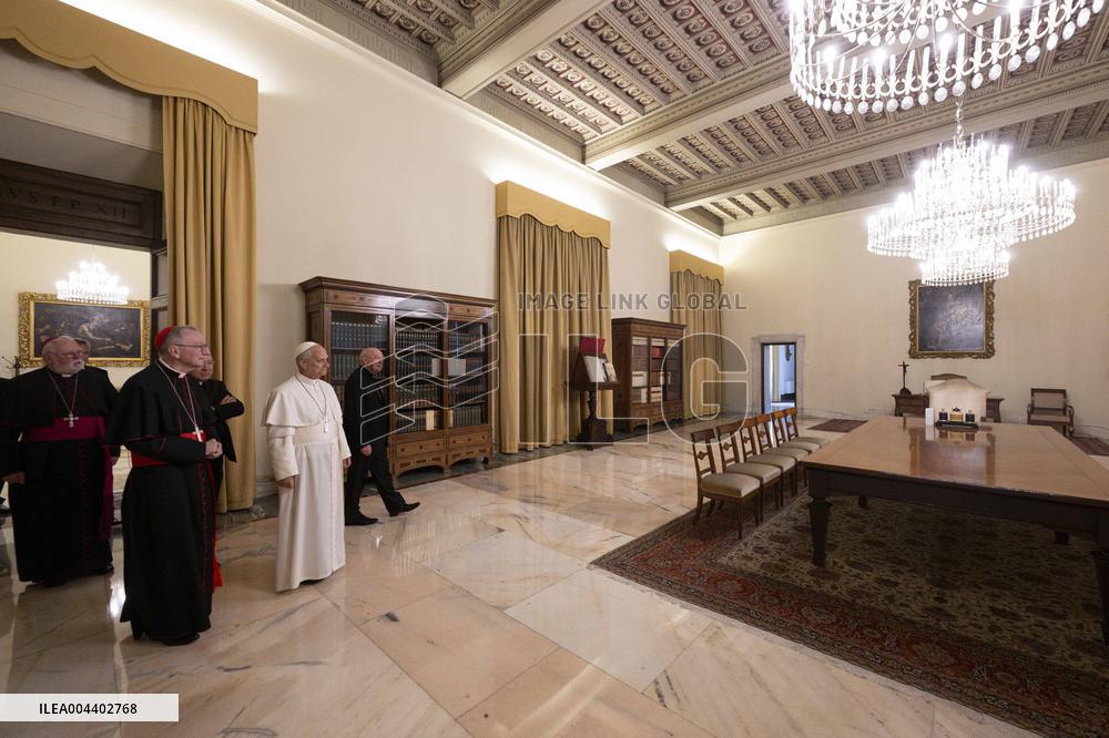 Reopening of Papal Apartment by Pope Leo XIV - Vatican