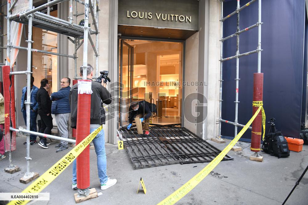 Louis Vuitton Store in Paris Hit by Ram-Raid Burglary