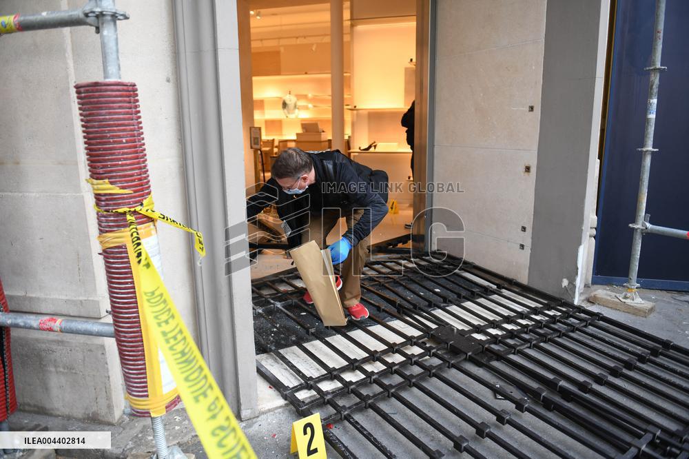 Louis Vuitton Store in Paris Hit by Ram-Raid Burglary