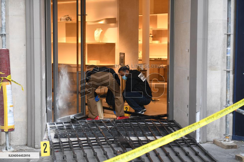 Louis Vuitton Store in Paris Hit by Ram-Raid Burglary