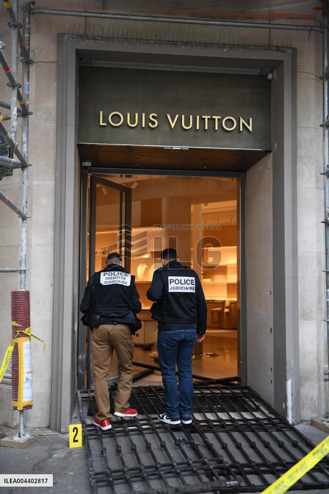 Louis Vuitton Store in Paris Hit by Ram-Raid Burglary
