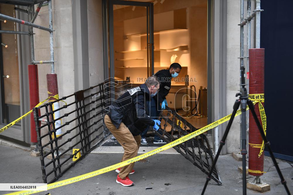 Louis Vuitton Store in Paris Hit by Ram-Raid Burglary