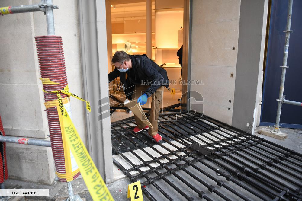 Louis Vuitton Store in Paris Hit by Ram-Raid Burglary
