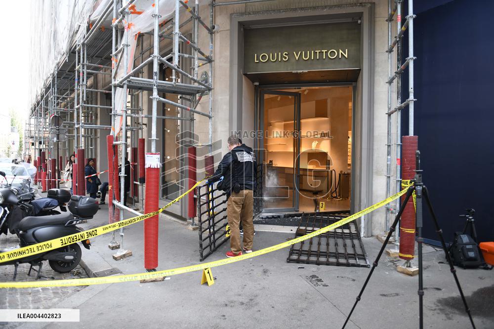 Louis Vuitton Store in Paris Hit by Ram-Raid Burglary