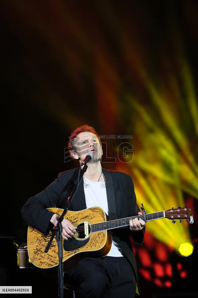 Concert of Ukrainian singer Sviatoslav Vakarchuk in Ivano-Frankivsk