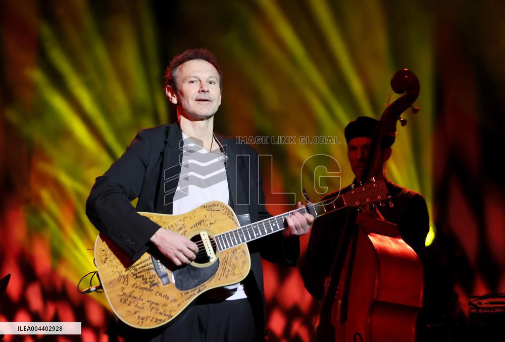 Concert of Ukrainian singer Sviatoslav Vakarchuk in Ivano-Frankivsk