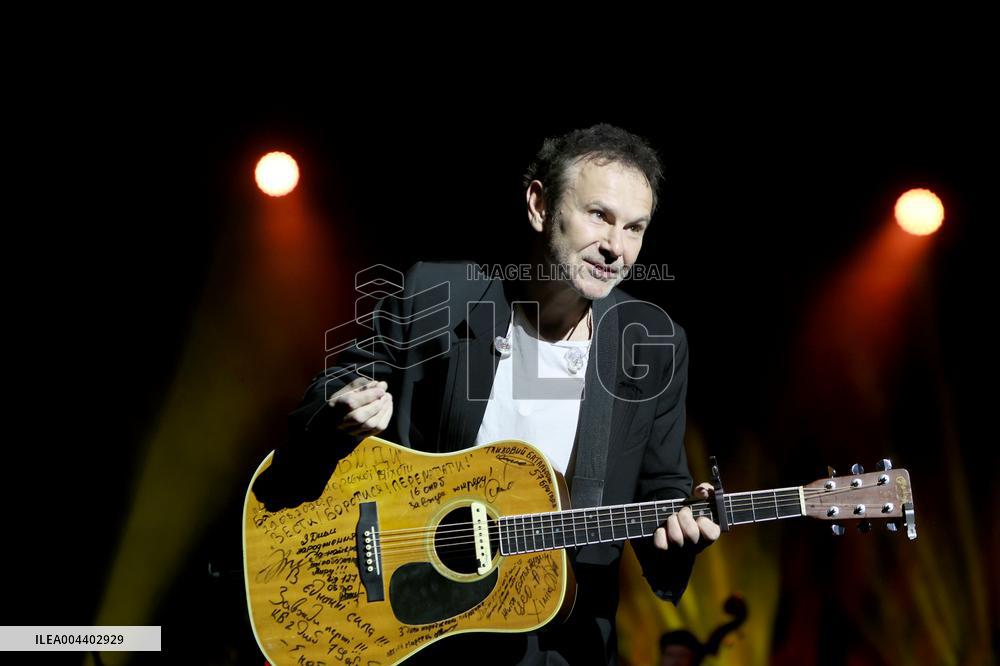 Concert of Ukrainian singer Sviatoslav Vakarchuk in Ivano-Frankivsk